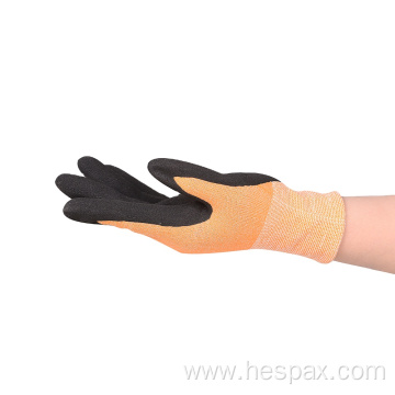 Hespax Protective Cut-resistant Gloves Men Nitrile Gloves